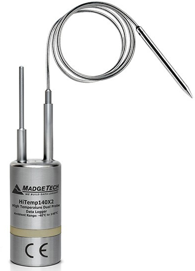 Madgetech HiTemp140X2 Dual Probe Data Logger