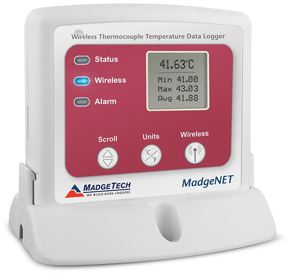 Madgetech RFTCTemp2000A Wireless Thermocouple Temperature Data Logger