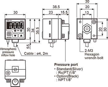 Autonics-PSA-Series-Dimension-01