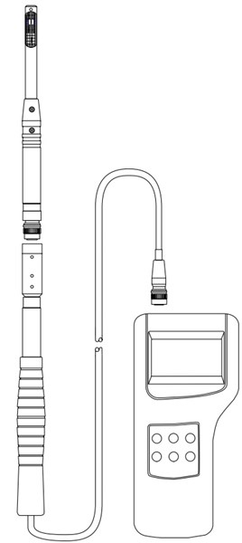 Climomaster_extension_rod_and_a_uni-directional_probe