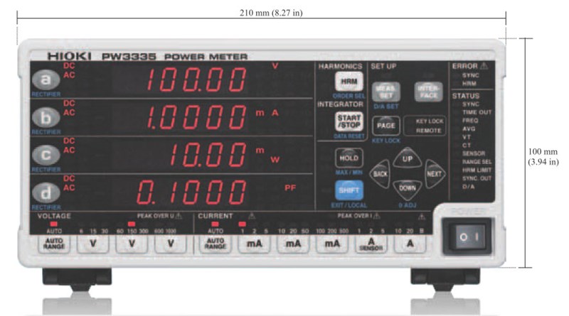 Hoiki-PW3335-Dimension