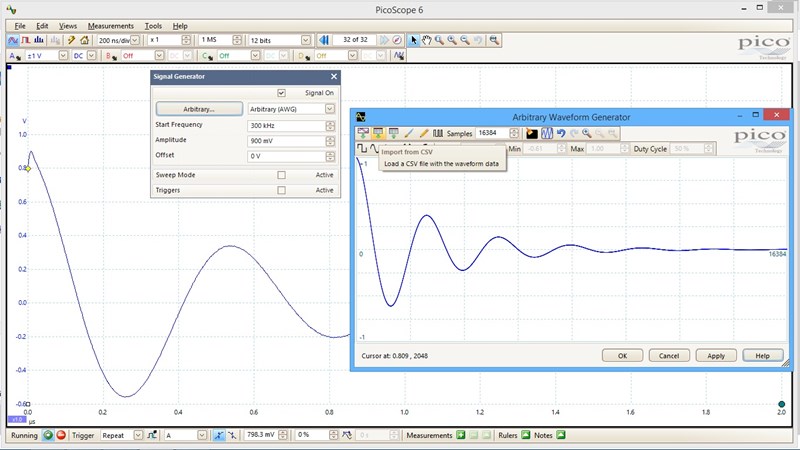 PicoScope 3000 2 Analog Channels Oscilloscope