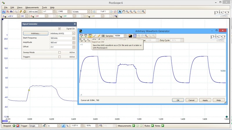 PicoScope 3000 2 Analog Channels Oscilloscope